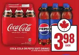Food Basics COCA-COLA OR PEPSI SOFT DRINKS offer
