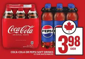 Food Basics COCA-COLA OR PEPSI SOFT DRINKS offer