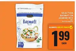 Food Basics SELECTION BASMATI OR JASMINE RICE offer