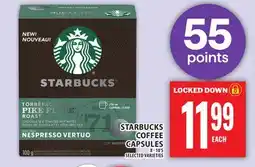 Food Basics STARBUCKS COFFEE CAPSULES offer