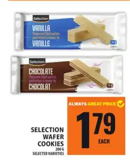 Food Basics SELECTION WAFER COOKIES offer