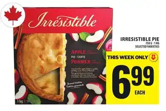 Food Basics IRRESISTIBLE PIE offer