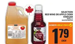 Food Basics SELECTION RED WINE OR APPLE CIDER VINEGAR offer