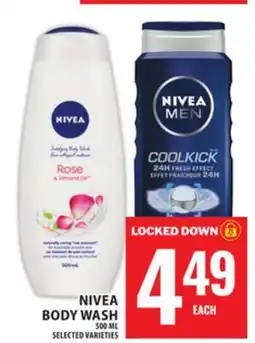 Food Basics NIVEA BODY WASH offer