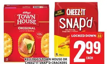 Food Basics KELLOGG'S TOWN HOUSE OR CHEEZ-IT SNAP'D CRACKERS offer
