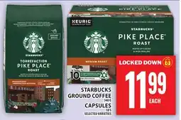 Food Basics STARBUCKS GROUND COFFEE OR CAPSULES offer