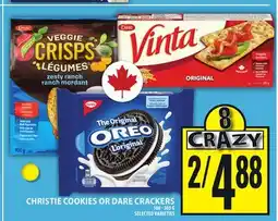 Food Basics CHRISTIE COOKIES OR DARE CRACKERS offer
