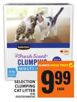 Food Basics SELECTION CLUMPING CAT LITTER offer