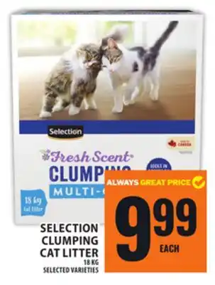 Food Basics SELECTION CLUMPING CAT LITTER offer