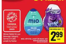 Food Basics MIO, CRYSTAL LIGHT OR KOOL-AID WATER ENHANCER offer