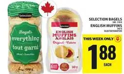 Food Basics SELECTION BAGELS offer