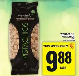 Food Basics WONDERFUL PISTACHIOS offer