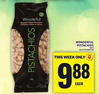 Food Basics WONDERFUL PISTACHIOS offer