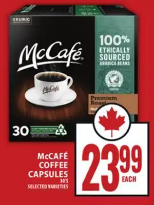 Food Basics McCAFÉ COFFEE CAPSULES offer