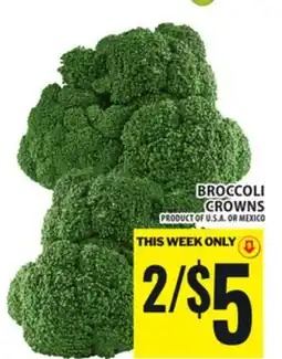 Food Basics BROCCOLI CROWNS offer