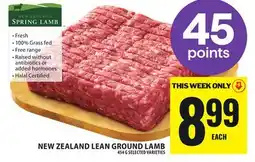 Food Basics NEW ZEALAND LEAN GROUND LAMB offer