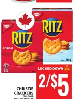 Food Basics CHRISTIE CRACKERS offer