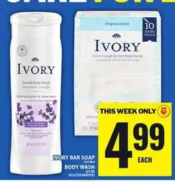 Food Basics IVORY BAR SOAP OR BODY WASH offer