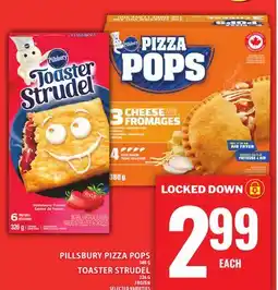 Food Basics PILLSBURY PIZZA POPS 380 G TOASTER STRUDEL 326 G offer