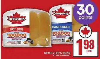 Food Basics DEMPSTER'S BUNS offer