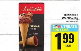Food Basics IRRESISTIBLE SUGAR CONES offer