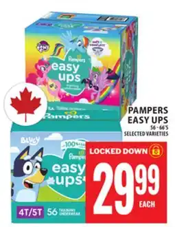 Food Basics PAMPERS EASY UPS offer