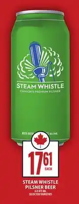 Food Basics STEAM WHISTLE PILSNER BEER offer