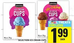 Food Basics SELECTION ICE CREAM CUPS offer
