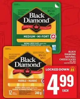 Food Basics BLACK DIAMOND NATURAL CHEESE SLICES offer
