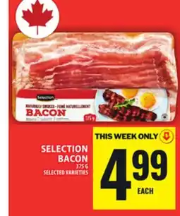 Food Basics SELECTION BACON offer