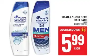Food Basics HEAD & SHOULDERS HAIR CARE offer