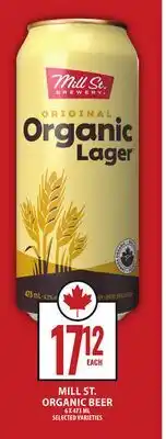 Food Basics MILL ST. ORGANIC BEER offer