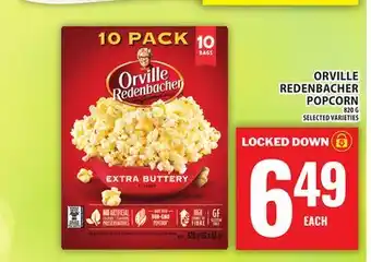 Food Basics ORVILLE REDENBACHER POPCORN offer