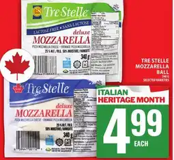 Food Basics TRE STELLE MOZZARELLA BALL offer