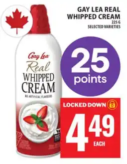 Food Basics GAY LEA REAL WHIPPED CREAM offer