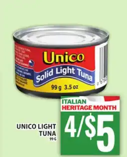 Food Basics UNICO LIGHT TUNA offer