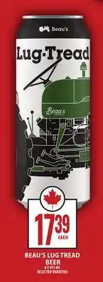 Food Basics BEAU'S LUG TREAD BEER offer