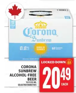 Food Basics CORONA SUNBREW ALCOHOL-FREE BEER offer