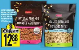 Food Basics IRRESISTIBLES WHOLE ALMONDS & PIECES OR PISTACHIOS offer