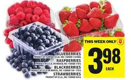 Food Basics BLUEBERRIES, RASPBERRIES, BLACKBERRIES OR STRAWBERRIES offer