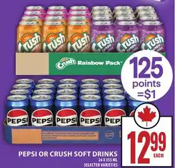 Food Basics PEPSI OR CRUSH SOFT DRINKS offer