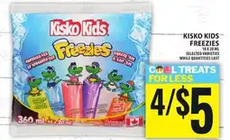 Food Basics KISKO KIDS FREEZIES offer