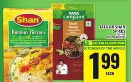 Food Basics TATA OR SHAN SPICES offer