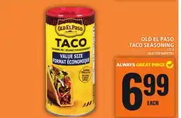 Food Basics OLD EL PASO TACO SEASONING offer