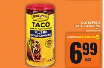 Food Basics OLD EL PASO TACO SEASONING offer