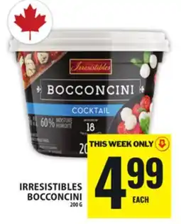 Food Basics IRRESISTIBLES BOCCONCINI offer