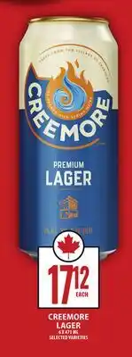 Food Basics CREEMORE LAGER offer