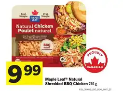 Foodland Maple Leaf Natural Shredded BBQ Chicken offer