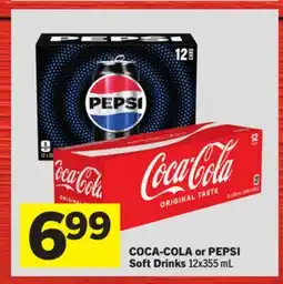 Foodland COCA-COLA or PEPSI Soft Drinks offer