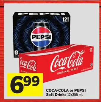 Foodland COCA-COLA or PEPSI Soft Drinks offer